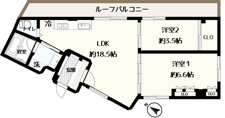 【新規リノベーション物件】日神パレステージ小岩第2